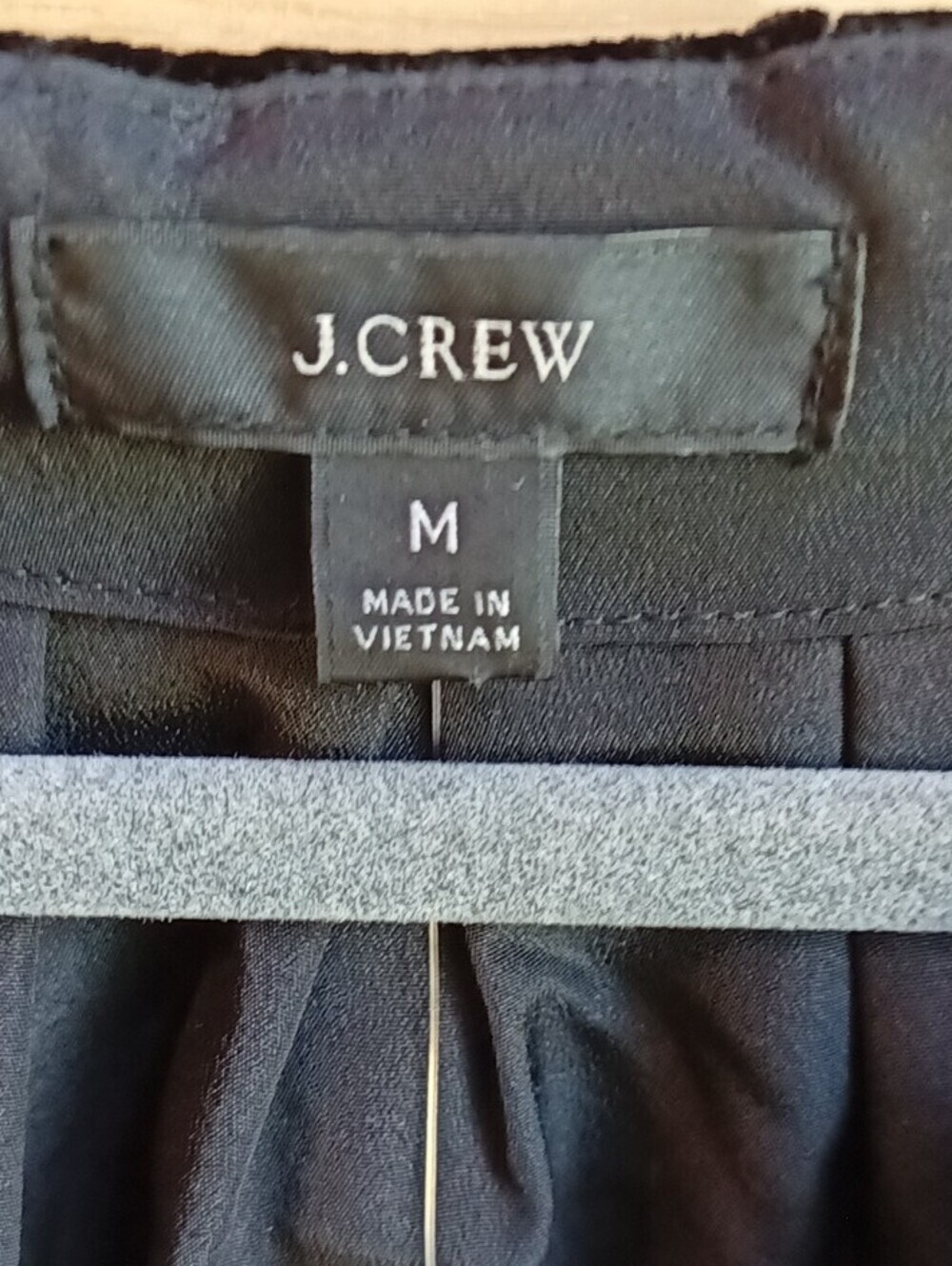 J. Crew Black Velvet Sleeveless Bow-Neck Top - Picture 2 of 5